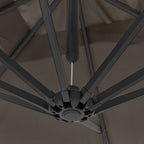 Nova Lyra Cantilever Parasol, 3m Round, Grey, N12080