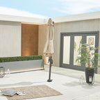 Nova Solis Cantilever Parasol, 3m Round, Beige, N17659