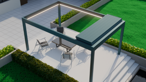 Deponti Pinela Deluxe – Aluminium Louvered Roof