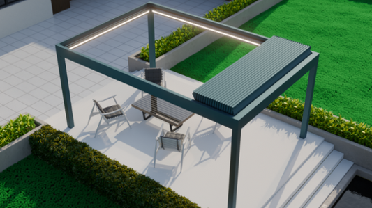 Deponti Pinela Deluxe – Aluminium Louvered Roof