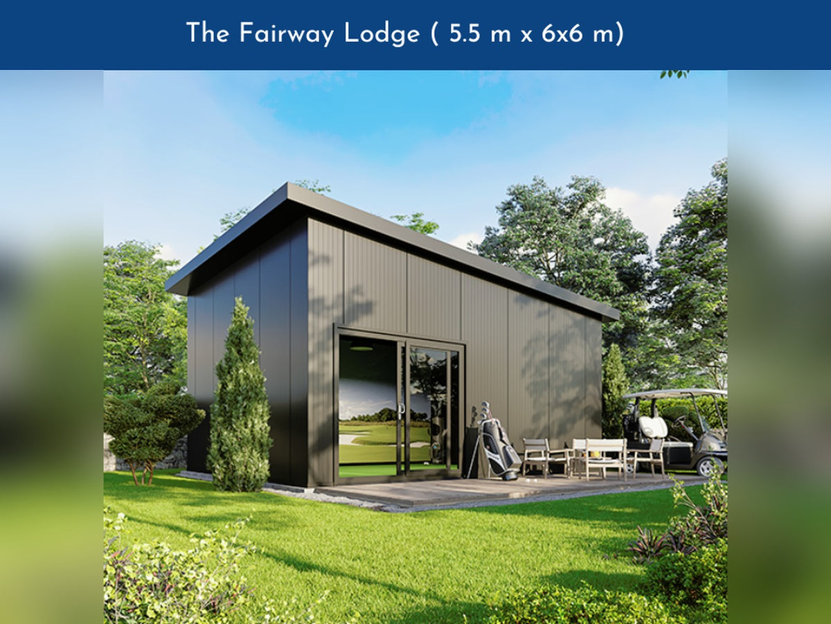 Kingspan Fairway Lodge Golf Simulator Room 6.6m x 5.5m