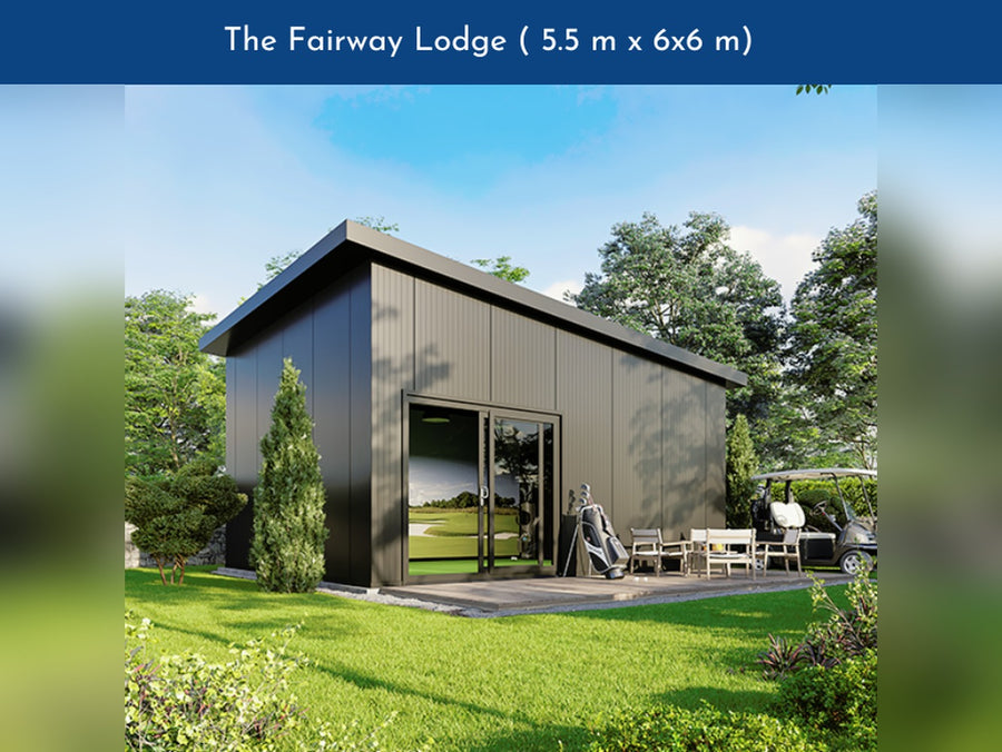 Kingspan Fairway Lodge Golf Simulator Room 6.6m x 5.5m