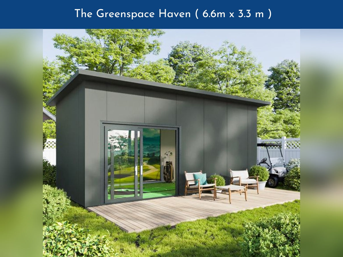 Kingspan Greenspace Haven Golf Simulator Room 6.6m x 3.3m
