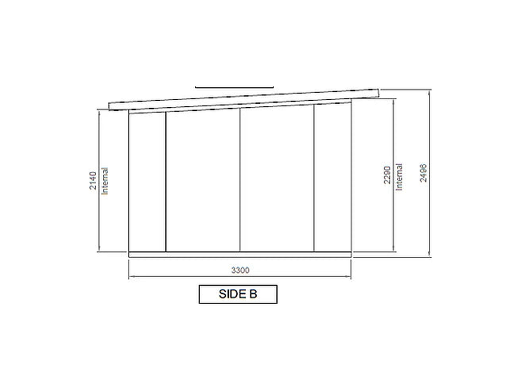 Kingspan Medio Garden Room Kit 4.4m x 3.3m, image 8