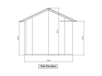Kingspan Medio Pitched Roof Garden Room Kit 4.4m x 3.3m, image 4
