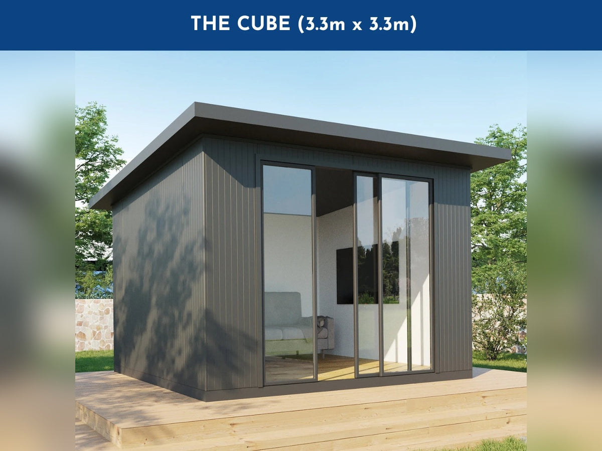 Kingspan Piccolo Cube Garden Room Kit 3.3m x 3.3m