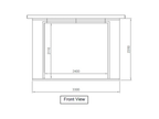 Kingspan Piccolo Cube Garden Room Kit 3.3m x 3.3m, image 4