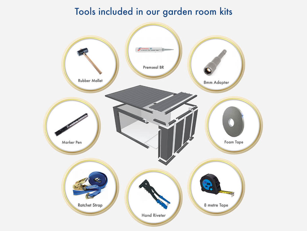Kingspan Piccolo Garden Room Kit 3.3m x 2.2m, image 6
