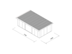 Kingspan Studio Modular Lodge Kit 7.7m x 4.4m, image 2