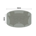 Nova Protex 4 Seat Round Dining Set Cover, N25350