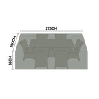 Nova Protex 6 Seat Rectangular Dining Set Cover, N25353