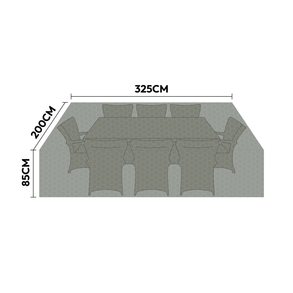 Nova Protex 8 Seat Rectangular Dining Set Cover, N25356