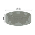 Nova Protex 6 Seat Round Dining Set Cover, N25352