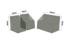 Nova Protex Cover Pack for 2.5 Seater Sofa Lounging Set, N25373