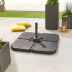 Nova Cantilever Parasol Base, Sand & Water Fillable, 80kg Slabs, N16722