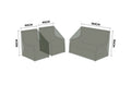 Nova Protex Cover Pack for 2 Seater Sofa Lounging Set, N25372