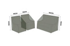 Nova Protex Cover Pack for 2 Seater Sofa Lounging Set, N25372