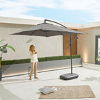 Nova Lyra Cantilever Parasol, 3m x 2m Rectangular, Grey, N16640
