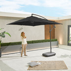 Nova Lyra Cantilever Parasol, 3m x 2m Rectangular, Black, N16644
