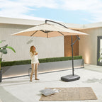 Nova Lyra Cantilever Parasol, 3m x 2m Rectangular, Beige, N16639