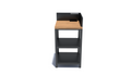 Nova Parrilla Squared Corner / Open Shelf Unit, Grey, N27267