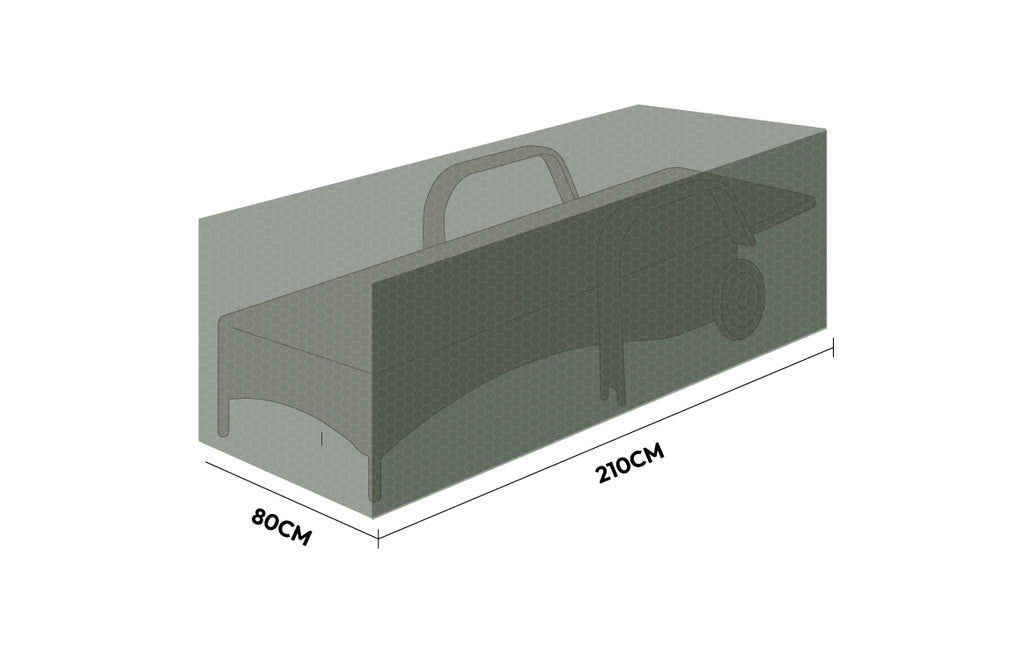 Nova Protex Single Sun Lounger with Arms Cover, N25407