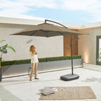 Nova Lyra Cantilever Parasol, 3m x 2m Rectangular, Taupe, N16643