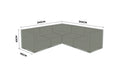 Nova Protex Cover for Symmetrical L-Shaped Large Corner Sofa, N25365