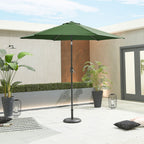 Nova Lyra Aluminium Parasol, 2.7m Round, Green, N15259