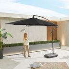 Nova Lyra Cantilever Parasol, 3m Round, Black, N15247
