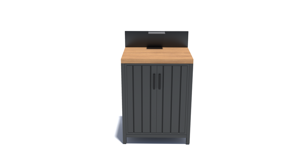 Nova Parrilla Double Cupboard Unit, Grey, N27262