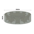 Nova Protex 8 Seat Round Dining Set Cover, N25355