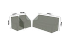 Nova Protex Cover Pack for 3 Seater Sofa Lounging Set, N25374