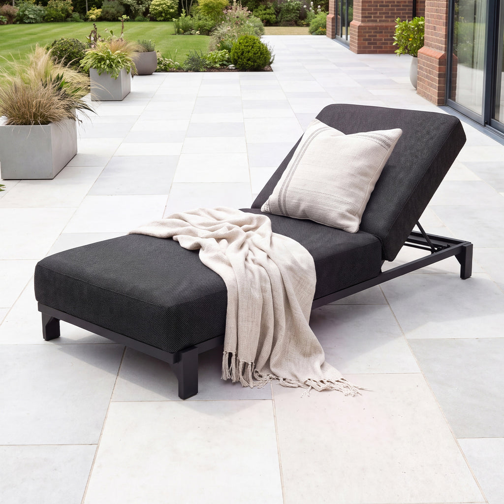 Nova Aire Sun Lounger, Grey, N26038