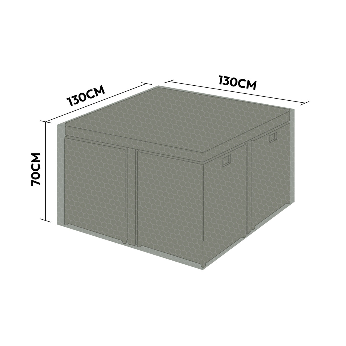 Nova Protex 4 Seat Large Cube Set Cover, N25346