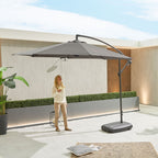 Nova Lyra Cantilever Parasol, 3m Round, Grey, N12080