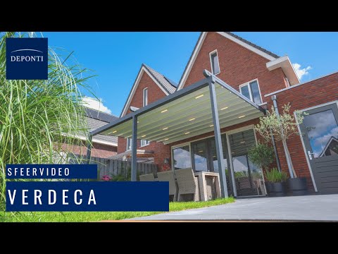 Deponti Verdeca Aluminium Pergola with Motorised Retractable Roof