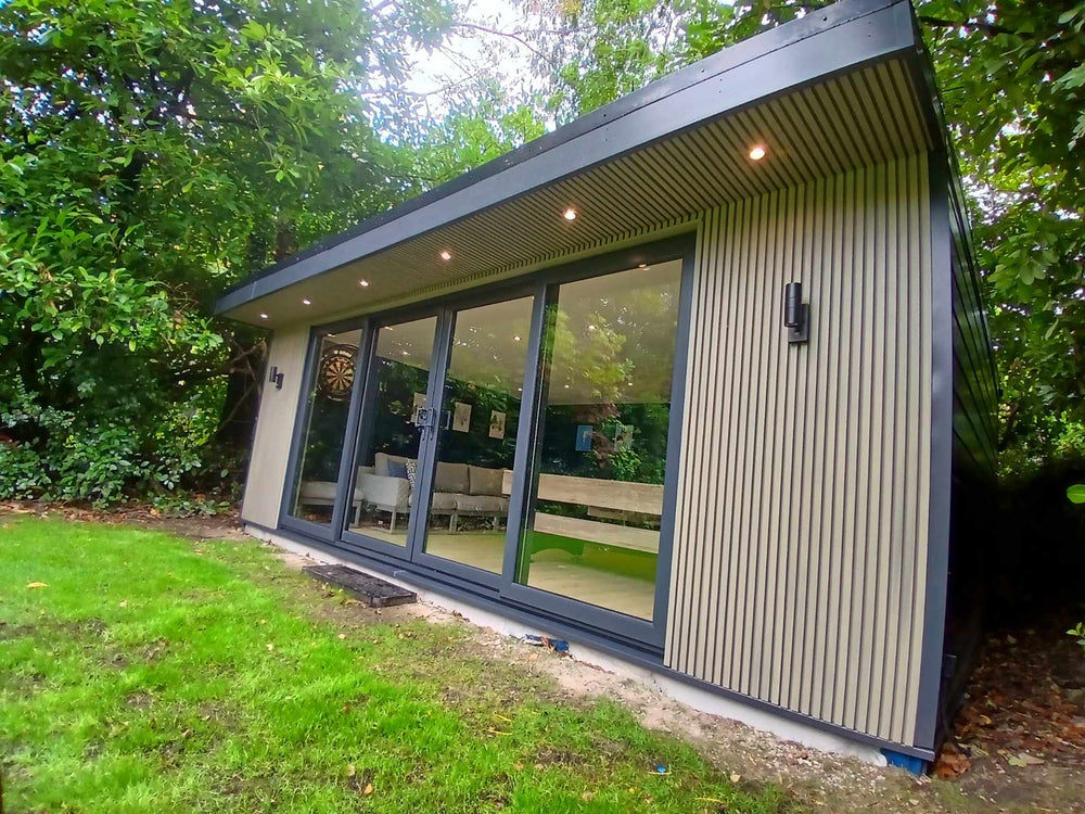 Finished garden room
