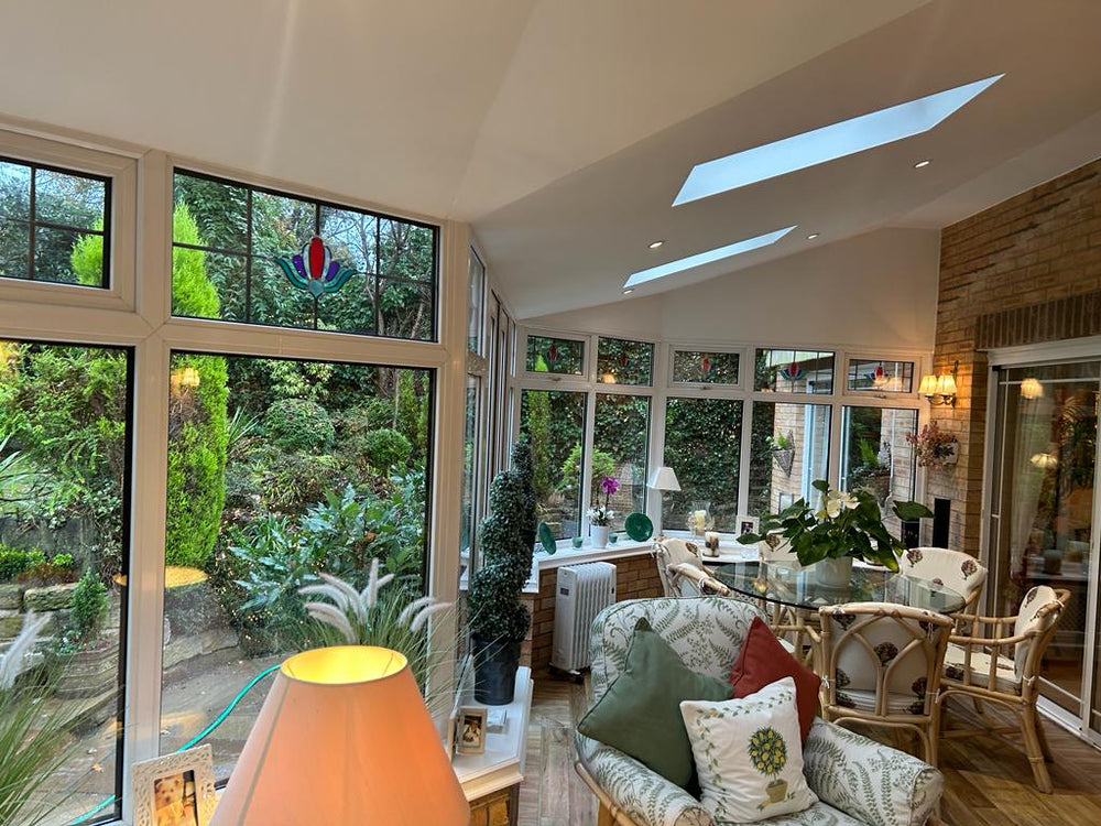 Finished room with rooflight
