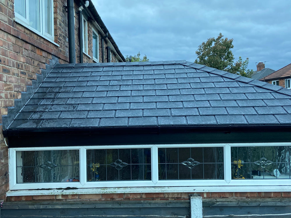 Finished tiled roof
