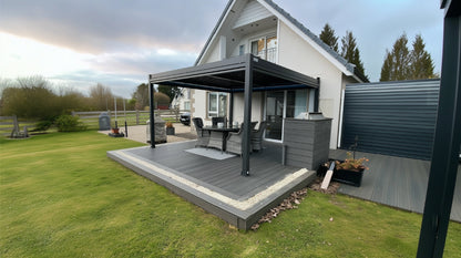 Nova Titan Aluminium Pergola – Premium Waterproof Louvered Outdoor Living Structure (Various Sizes) - BASE PERGOLA