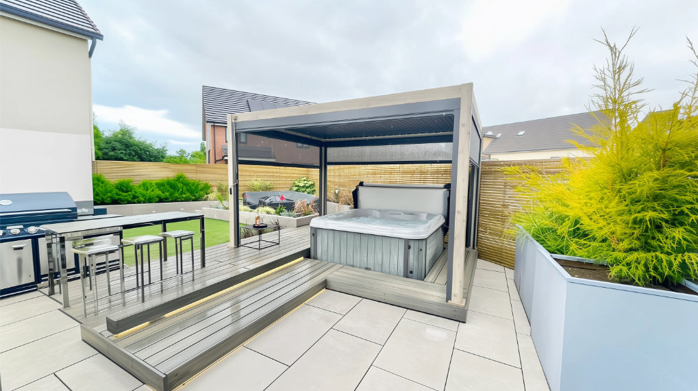 Nova Titan Aluminium Pergola – Premium Waterproof Louvered Outdoor Living Structure (Various Sizes)