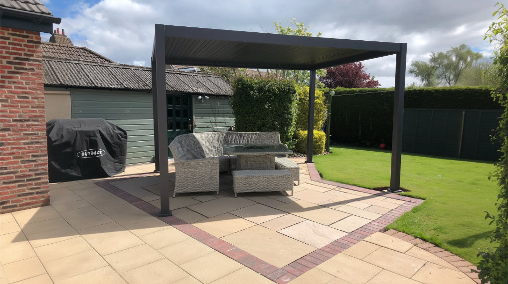 Nova Titan Aluminium Pergola – Premium Waterproof Louvered Outdoor Living Structure (Various Sizes)