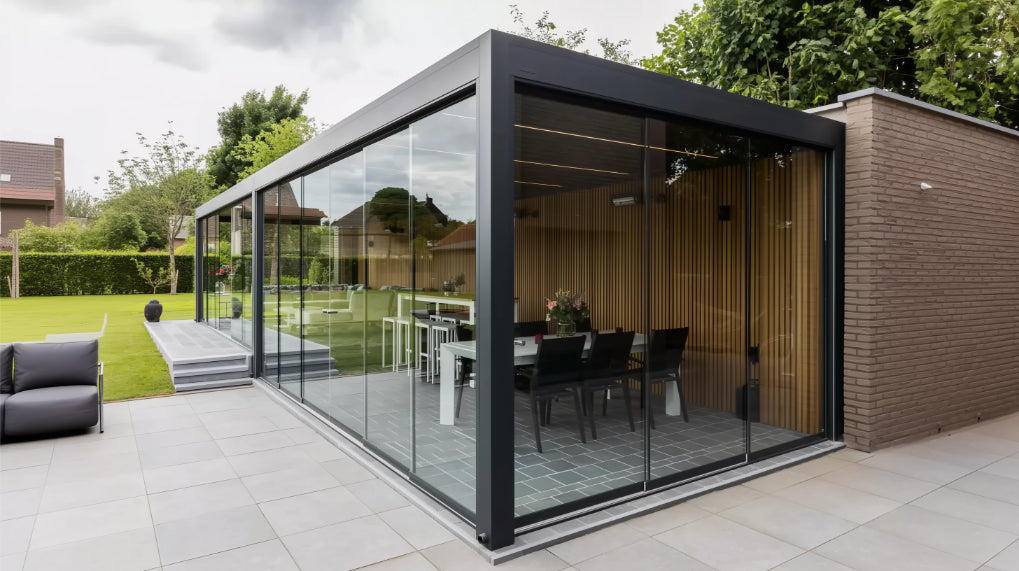 Nova Titan Aluminium Pergola – Premium Waterproof Louvered Outdoor Living Structure (Various Sizes) - BASE PERGOLA