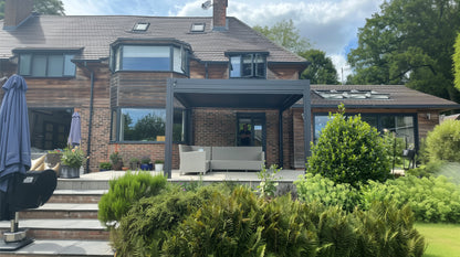 Nova Titan Aluminium Pergola – Premium Waterproof Louvered Outdoor Living Structure (Various Sizes) - BASE PERGOLA