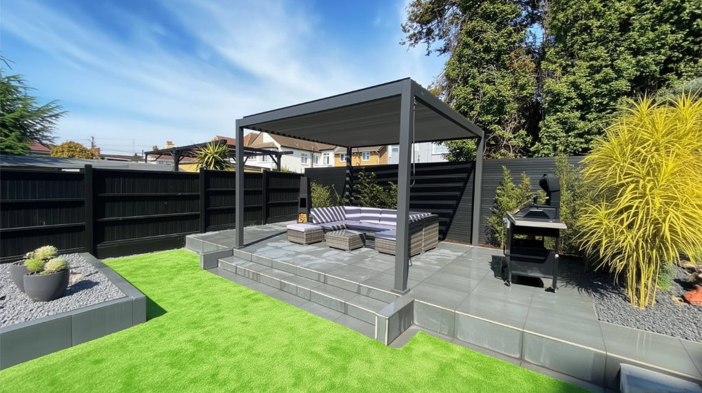 Nova Titan Aluminium Pergola – Premium Waterproof Louvered Outdoor Living Structure (Various Sizes)