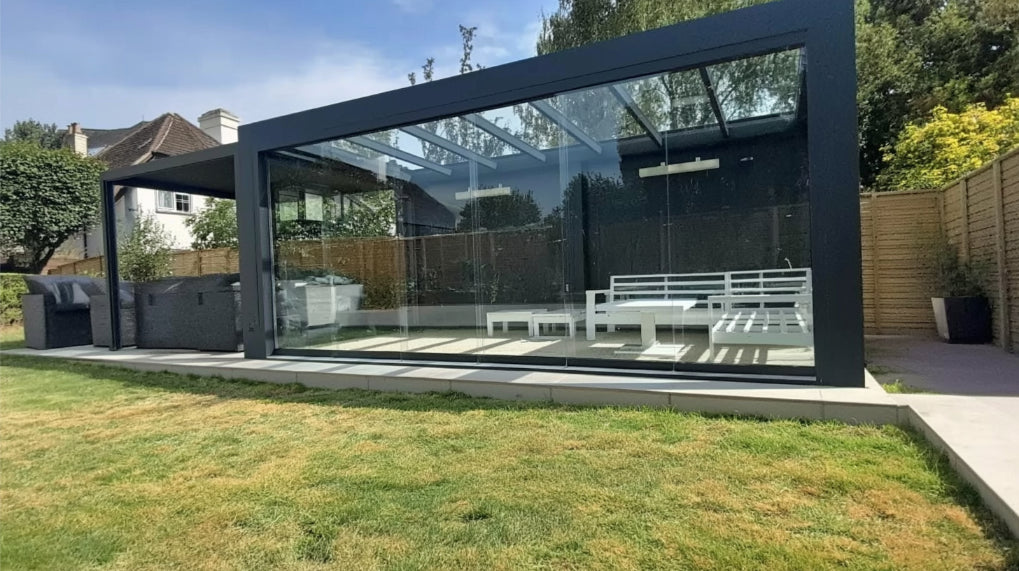 Nova Titan Aluminium Pergola – Premium Waterproof Louvered Outdoor Living Structure (Various Sizes) - BASE PERGOLA