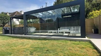 Nova Titan Aluminium Pergola – Premium Waterproof Louvered Outdoor Living Structure (Various Sizes) - BASE PERGOLA