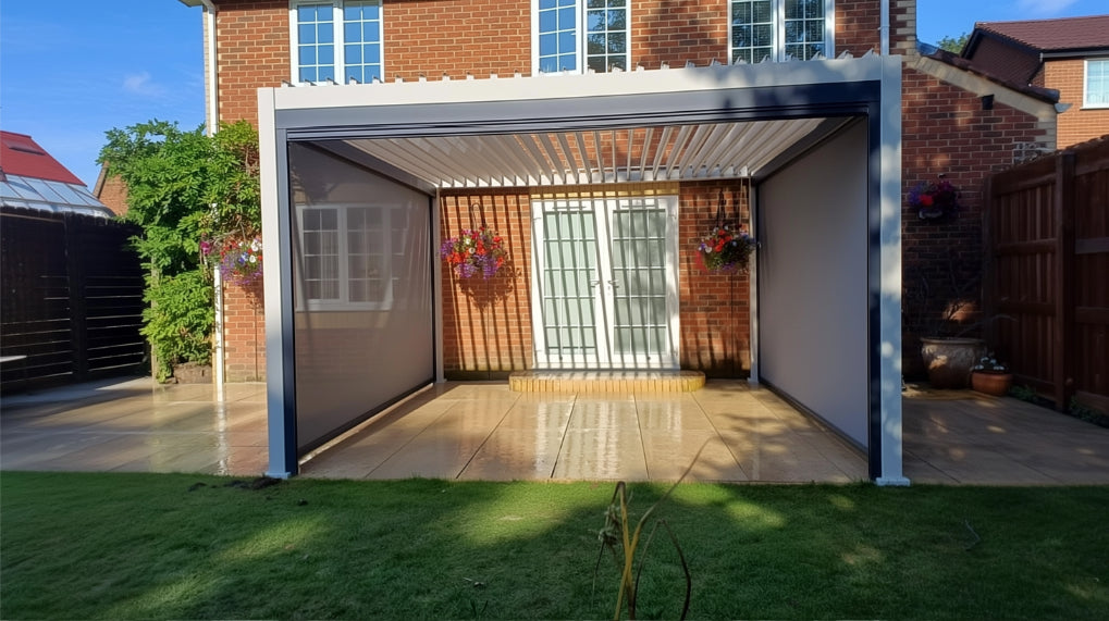 Nova Titan Aluminium Pergola – Premium Waterproof Louvered Outdoor Living Structure (Various Sizes)