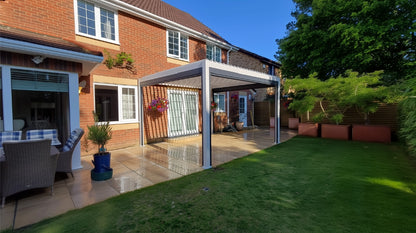 Nova Titan Aluminium Pergola – Premium Waterproof Louvered Outdoor Living Structure (Various Sizes) - BASE PERGOLA